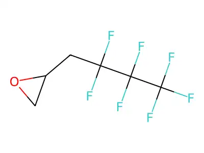 (2,2,3,3,4,4,4-Heptafluorobutyl)oxirane structure