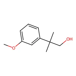 2-(3-Methoxyphenyl)-2-methylpropan-1-ol structure