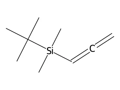tert-Butyl(dimethyl)propadienylsilane structure