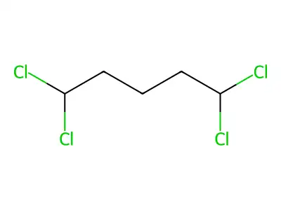 1,1,5,5-Tetrachloropentane structure