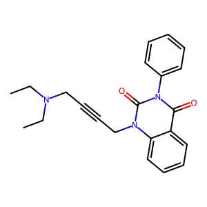 2,4(1H,3H)-Quinazolinedione, 1-(4-(diethylamino)-2-butynyl)-3-phenyl- structure