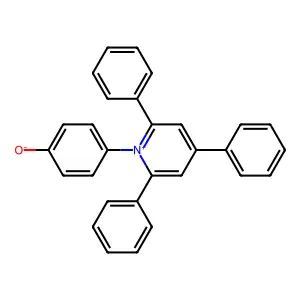 pyridinium, 1-(4-hydroxyphenyl)-2,4,6-triphenyl-, inner salt structure