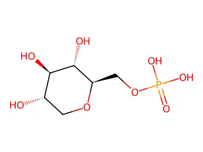 1,5-Anhydroglucitol-6-phosphate structure