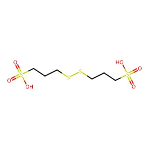 3,3'-二硫代双(1-丙磺酸) structure