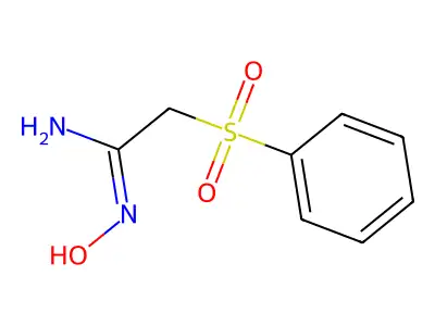 2-(benzenesulfonyl)-N'-hydroxyethanimidamide structure
