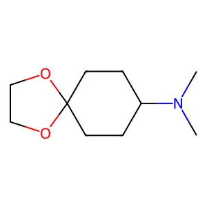 N,N-二甲基-1,4-二氧杂螺[4.5]癸-8-胺 structure