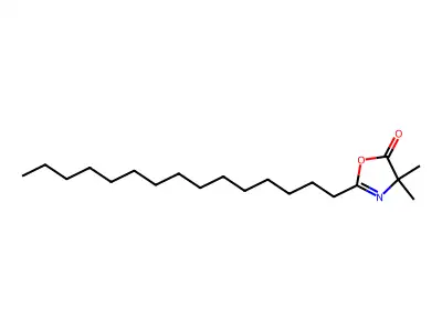 2-Pentadecyl-4,4-dimethyl-2-oxazolin-5-one structure