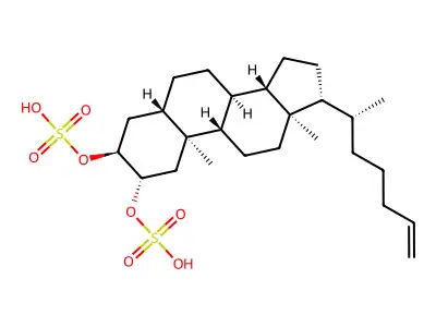 哈利斯坦醇二硫酸酯B structure