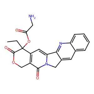 H2N-Gly-camptothecin structure