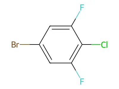 5-Bromo-2-chloro-1,3-difluorobenzene structure