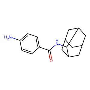 Benzamide, N-adamantan-2-yl-4-amino- structure