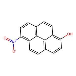 6-Hydroxy-1-nitropyrene structure
