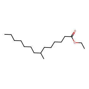 Ethyl 7-methyltetradecanoate structure