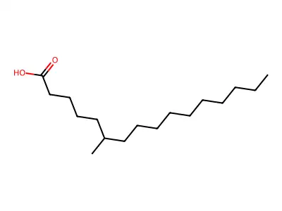 Hexadecanoic acid, 6-methyl- structure