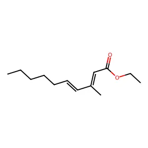 ethyl (2E,4E)-3-methyldeca-2,4-dienoate structure