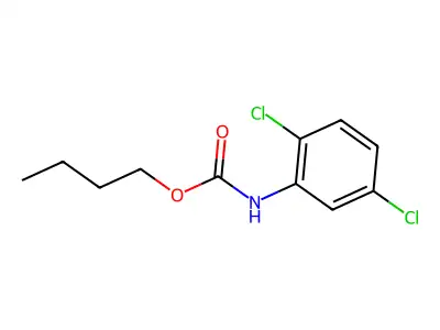Butyl N-(2,5-dichlorophenyl)carbamate structure