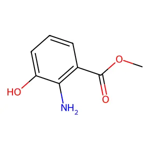 Anthranilic acid, 3-hydroxy-, methyl ester structure