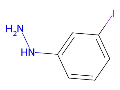 (3-Iodophenyl)hydrazine structure