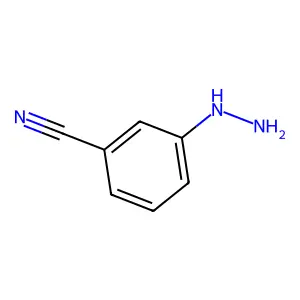 3-Hydrazinylbenzonitrile structure
