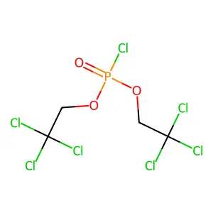 双(2-三氯乙基)氯代磷酸酯 structure