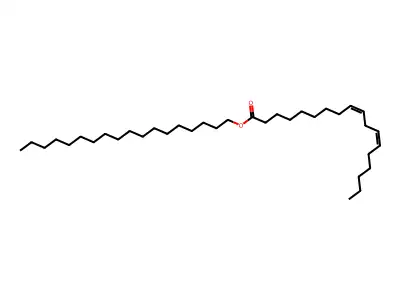 Octadecyl octadeca-9,12-dienoate structure