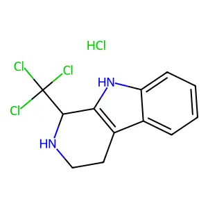 1-(trichloromethyl)-2,3,4,9-tetrahydro-1H-pyrido[3,4-b]indole hydrochloride structure