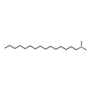 N,N-二甲基十五烷基胺 structure