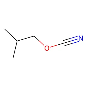 Cyanic acid, isobutyl ester structure