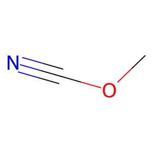 Cyanic acid, methyl ester structure