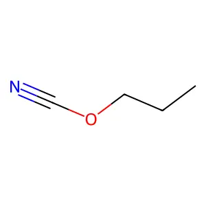Propyl cyanate structure
