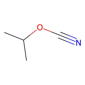 Isopropyl cyanate structure