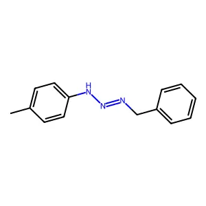 1-(4-甲基苯基)-3-(苯甲基)-1-三氮烯 structure