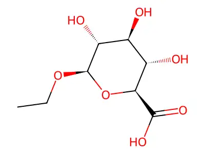 乙基葡萄糖醛酸酐 structure