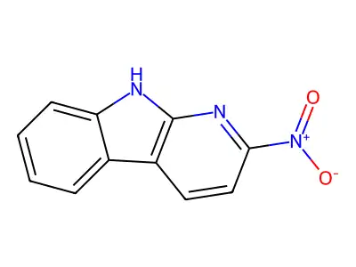 1H-Pyrido(2,3-b)indole, 2-nitro- structure