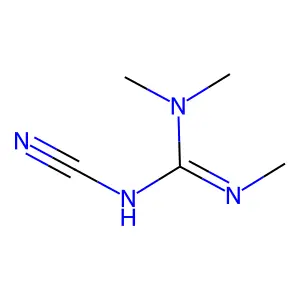 N,N,N'-Trimethyl-1-cyanoguanidine structure