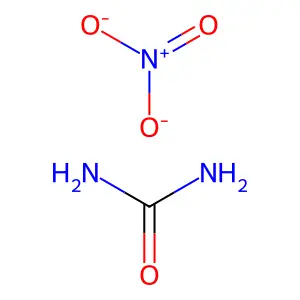 硝酸尿素 structure