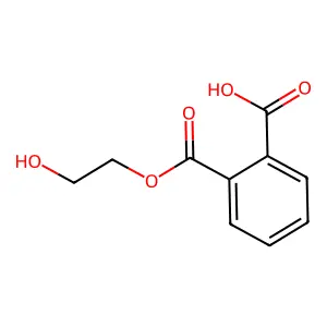 2-羟乙基邻苯二甲酸氢酯 structure