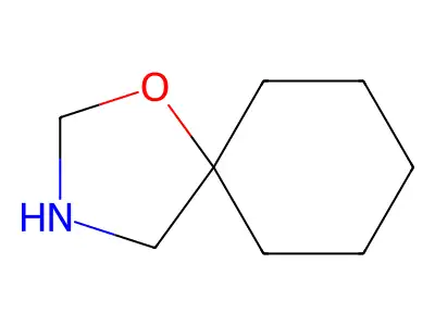 Spiro-oxazolidine structure