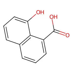 8-Hydroxynaphthalene-1-carboxylic acid structure