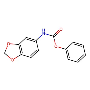 Phenyl 1,3-benzodioxol-5-ylcarbamate structure