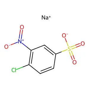 4-氯-3-硝基苯磺酸钠盐(1:1) structure