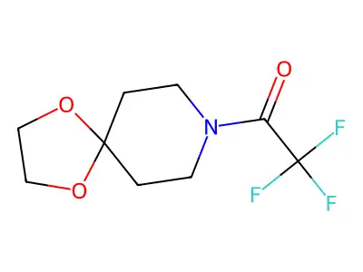 8-Trifluoroacetyl-1,4-dioxa-8-azaspiro[4.5]decane structure