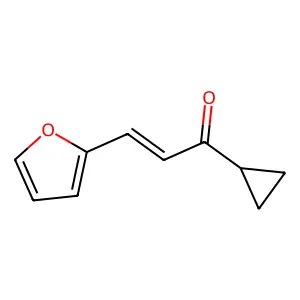 1-Cyclopropyl-3-(2-furanyl)-2-propen-1-one structure