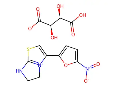 Furazolium Tartrate structure