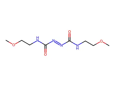 1-(2-Methoxyethyl)-3-(2-methoxyethylcarbamoylimino)urea structure