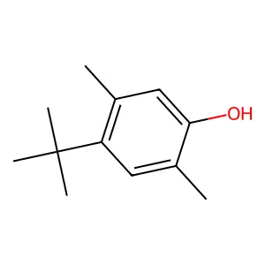 4-叔丁基-2,5-二甲基苯酚 structure