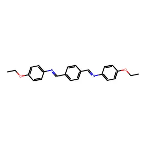 N,N'-(1,4-Phenylenedimethylidyne)DI-P-phenetidine structure