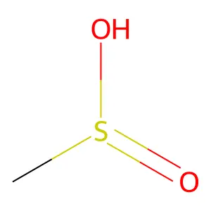 甲亚磺酸 structure