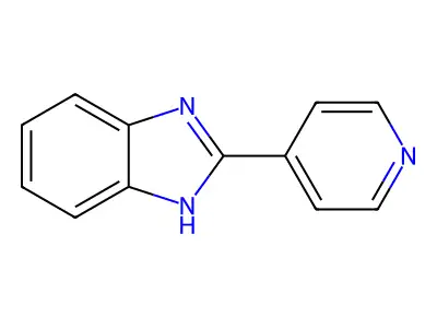 2-(pyridin-4-yl)-1H-1,3-benzodiazole structure