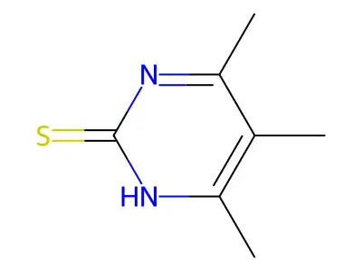 4,5,6-Trimethyl-2-pyrimidinethiol structure